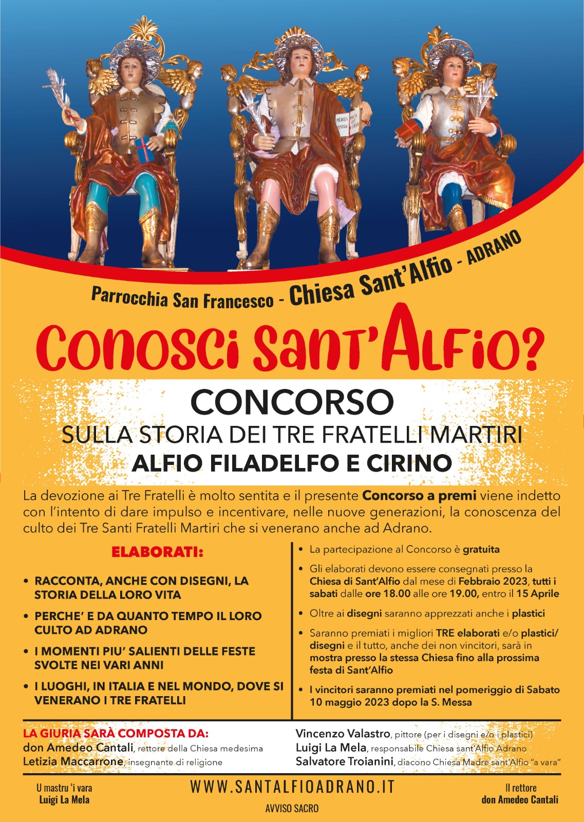 Chiesa Sant'Alfio Adrano Concorso