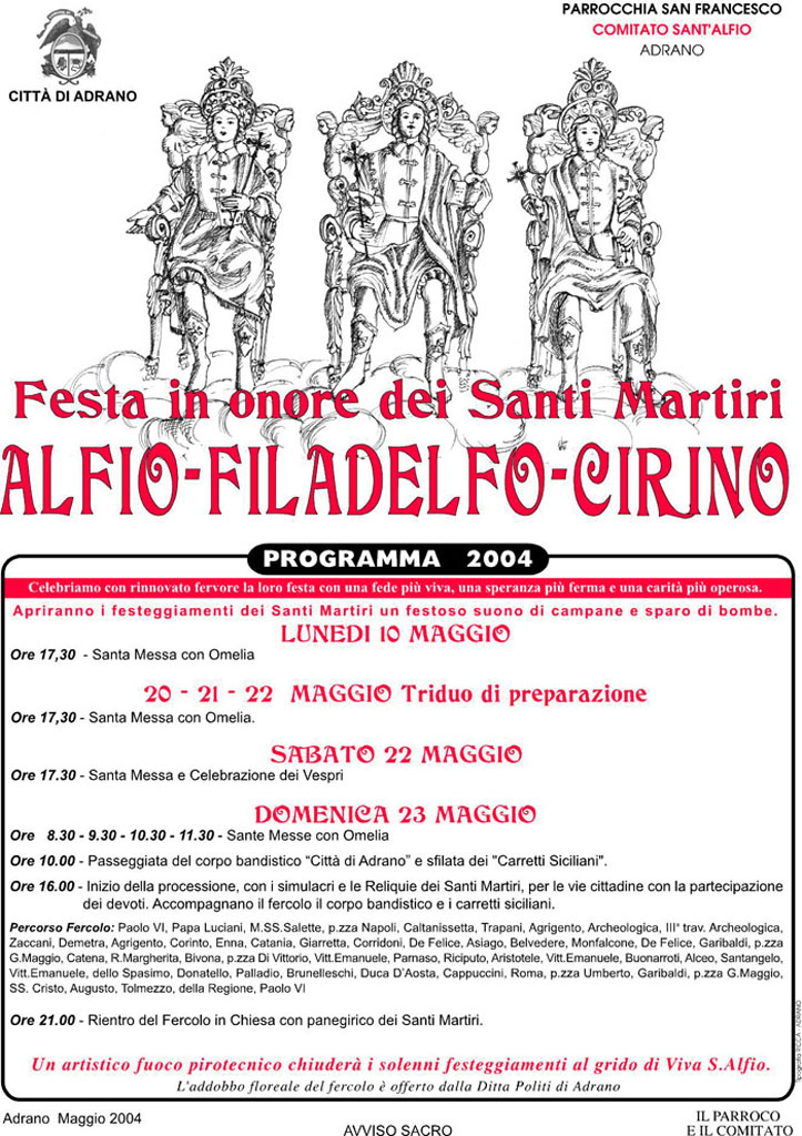 Locandina Programma 2004