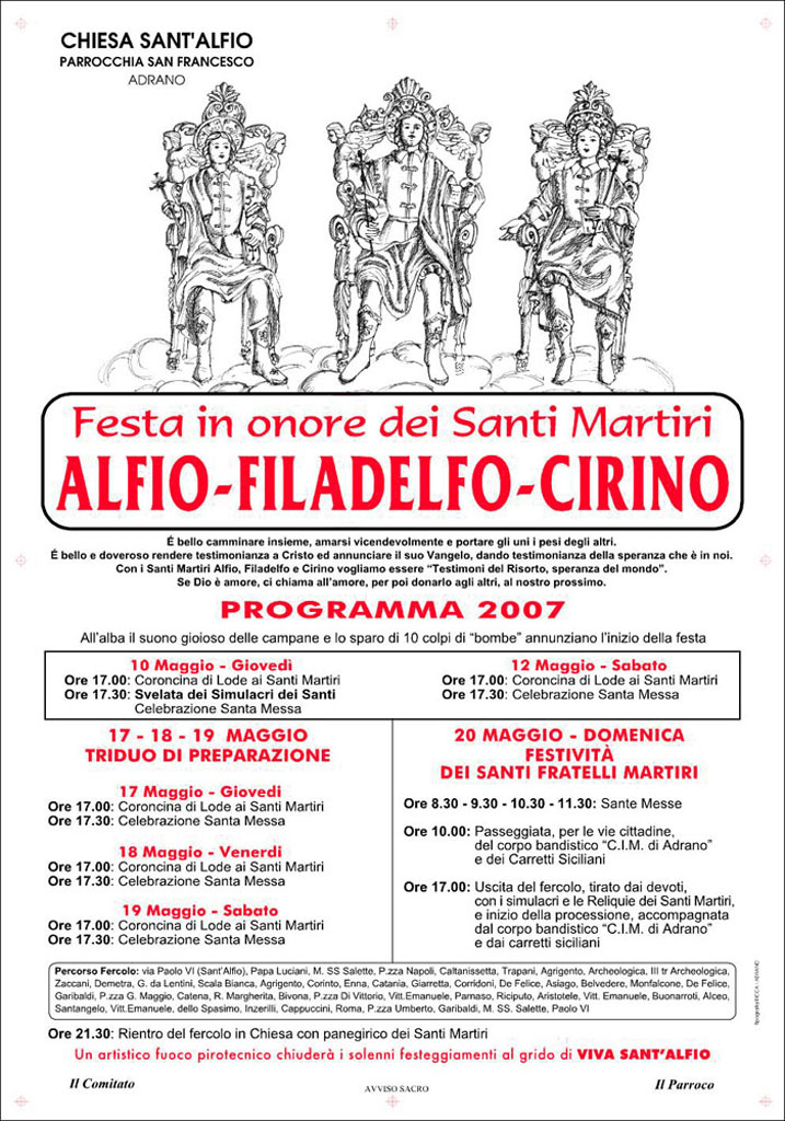 Locandina Programma 2007