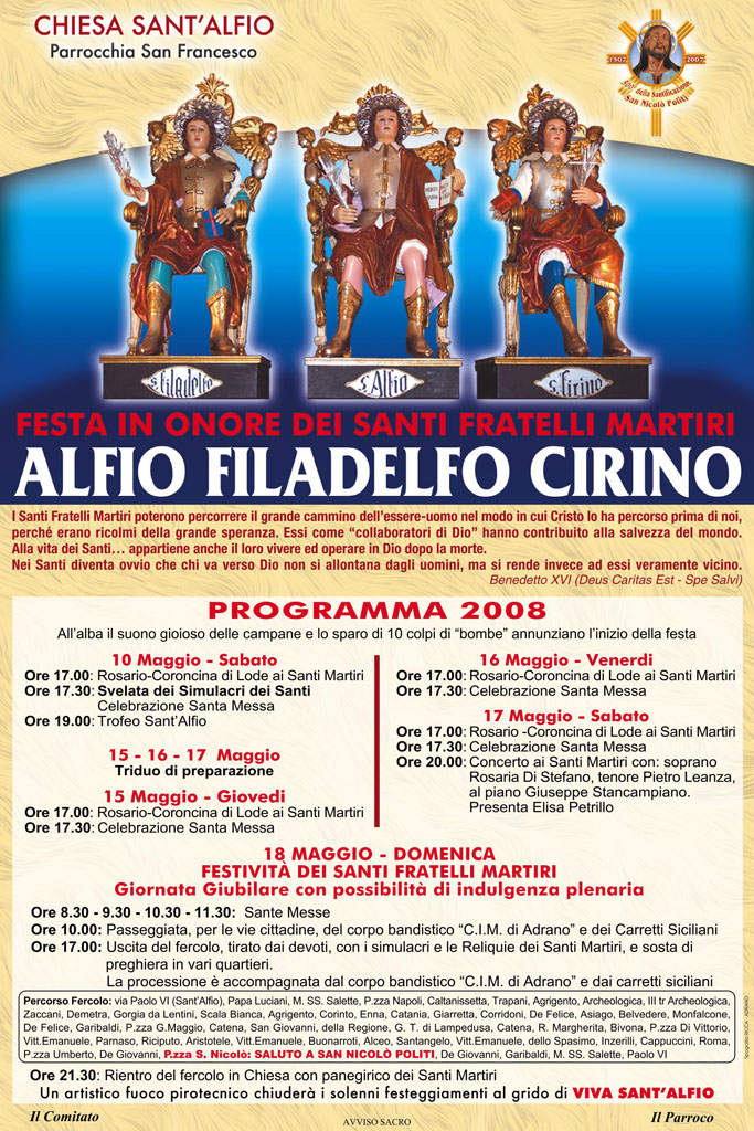 Locandina Programma 2008