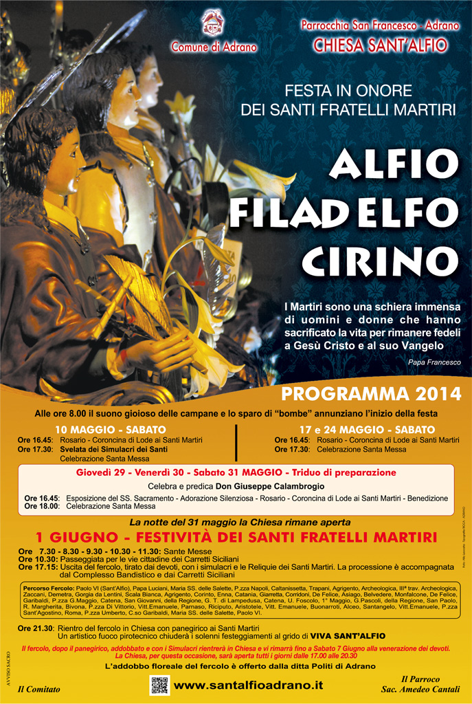 Sant'Alfio Adrano Programmi